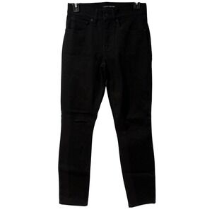 Lucky Brand Jeans Mid Rise Skinny Ava Womens Size 26 Black Stretch